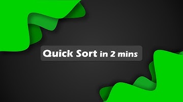 Quick Sort in 2 minutes | Explanation with animation | Coddict
