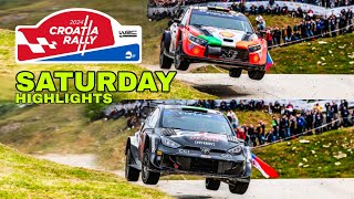 FLATOUT | SATURDAY HIGHLIGHTS | WRC CROATIA RALLY 2024 |