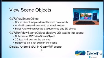 GearVRF Tutorial Lesson 5 - Sound and Text