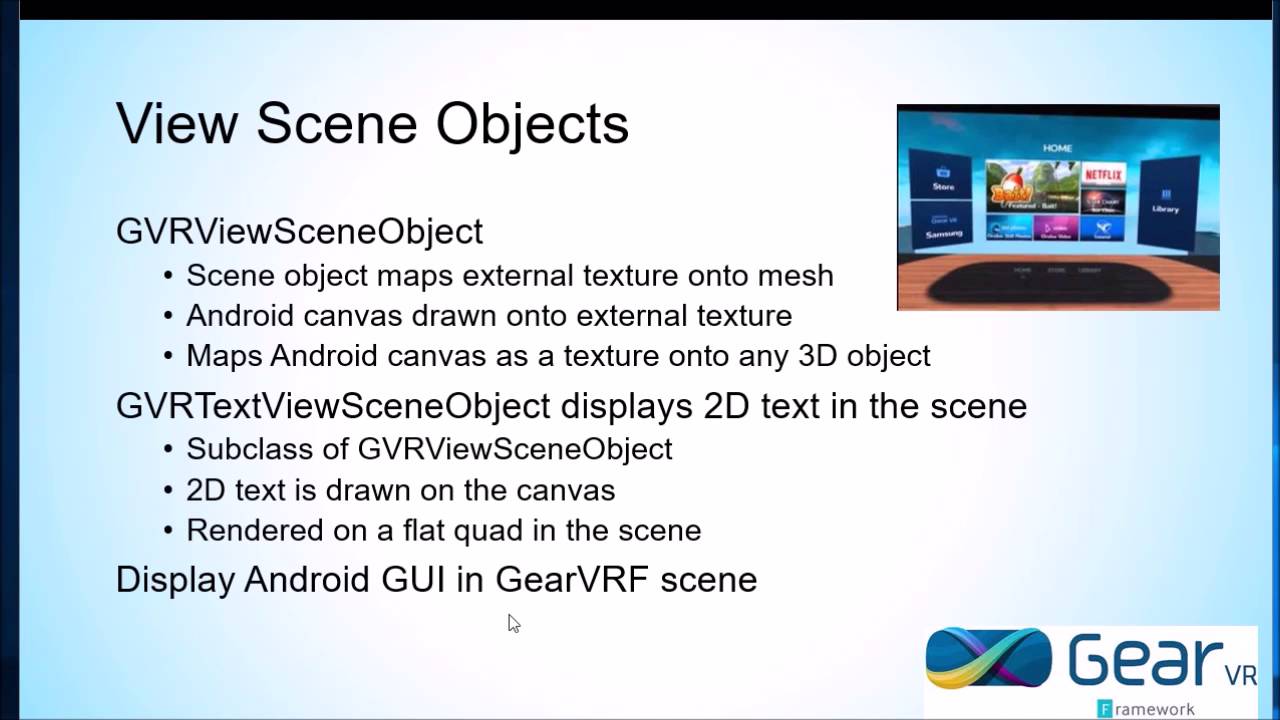 GearVRF Tutorial Lesson 5 - Sound and Text