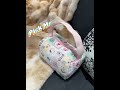 Cartoon cat convenient makeup and grooming bag.