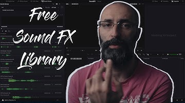 Free Sound FX Library from Blackmagic Design