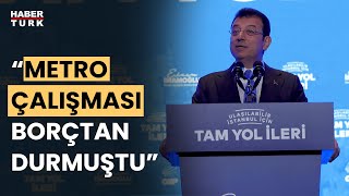 İbb Başkanı Ekrem İmamoğlu Finansman Sorununu Biz Çözdük