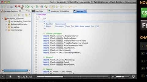 Flash Builder integration and iPhone packager