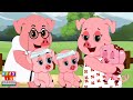 Five Little Pigs in Hindi, पांच छोटे सूअर, Kids Songs in Hindi and Baby Videos