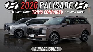 2026 Hyundai Palisade : COMPARING EVERY Trim from SE to CALLIGRAPHY!