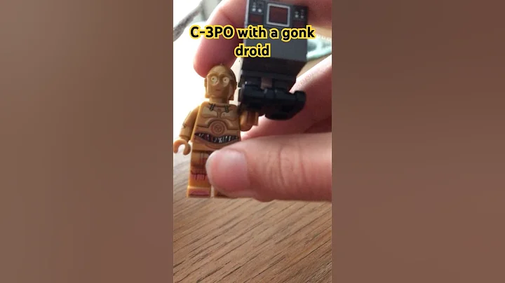 C-3PO with a gonk droid #lego #legostarwars #legominifigures