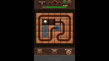 Roll The Ball Slide Puzzle 2 - Basic E Level 5 Walkthrough