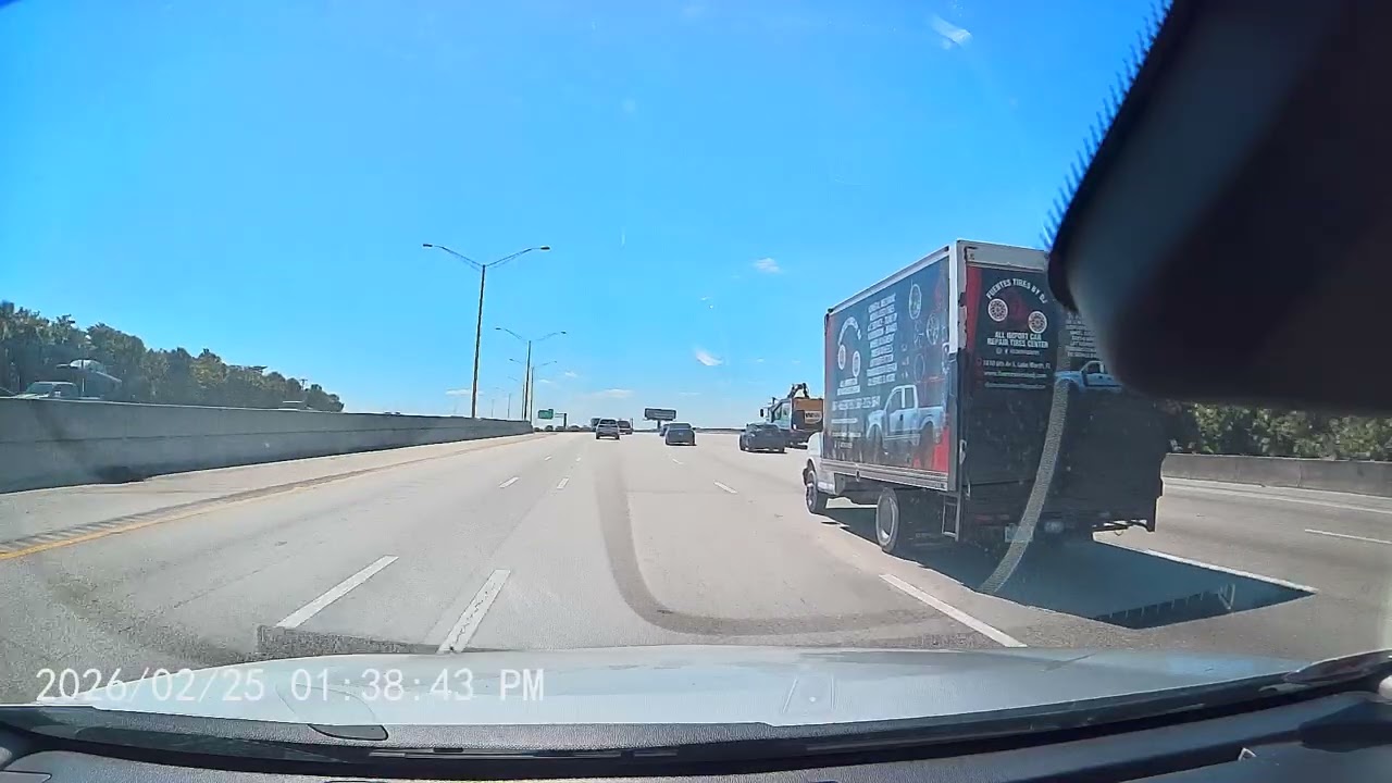 Dashcam Captures the Most UNHINGED Highway Moment of the Year