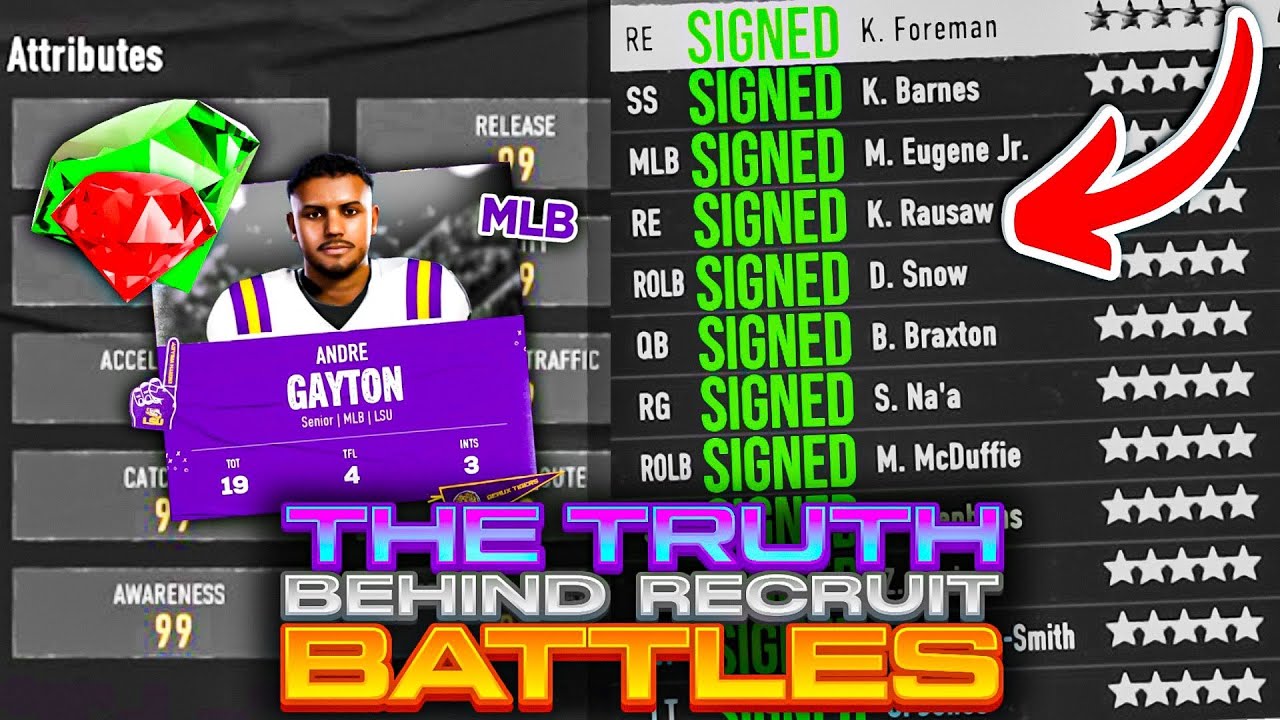 The SECRET Behind Recruiting in College Football 25 Dynasty - YouTube