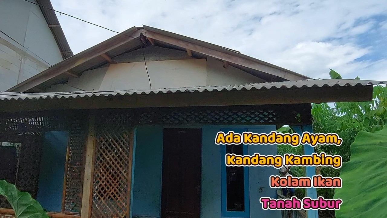 Dijual Rumah di Kampung Cocok Untuk Pensiunan - Luas 1.200 Meter² - 120 Juta