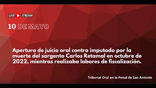 Apertura de juicio oral contra imputado por la muerte del sargento Carlos Retamal en octubre de 2022