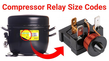 Danfoss Compressor all Size Relay Codes