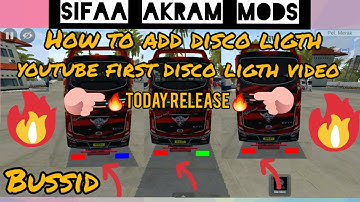 How to add Disco Light for Bus Simulator indonesia in tamil