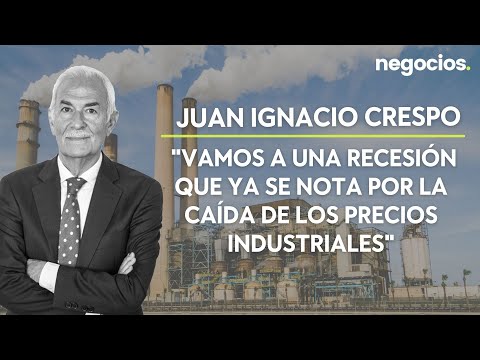 Juan Ignacio Crespo: "Vamos a una recesi&oacute;n que ya se nota por la ca&iacute;da de los precios industriales"