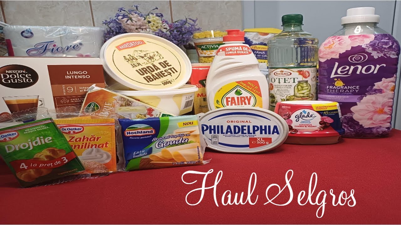 Haul alimentar Selgros!🛍 Primele cumpărături pentru Paște 🐣 🌸