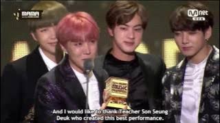 [ENG SUB] BTS 방탄소년단 MAMA 2016 Best Dance Performance Male Group