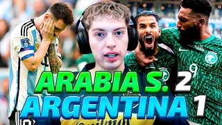 DAVOO XENEIZE REACCIONA A ARABIA SAUDITA 2  1 ARGENTINA (MUNDIAL QATAR 2022)