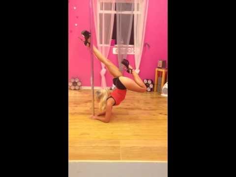 Poledance Move - Forearm Bow & Arrow (Week 1)
