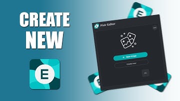 How to create new in Pixlr Editor