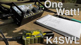 Low Battery & One Watt: K4SWL's Unintentional Morning POTA Challenge!
