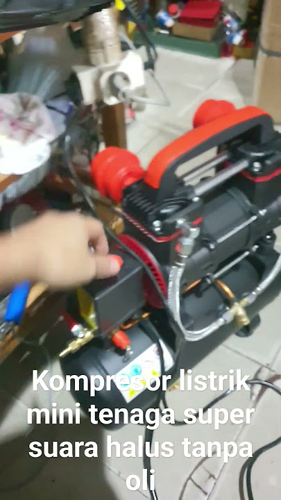 Kompresor listrik mini tenaga super suara halus tanpa oli