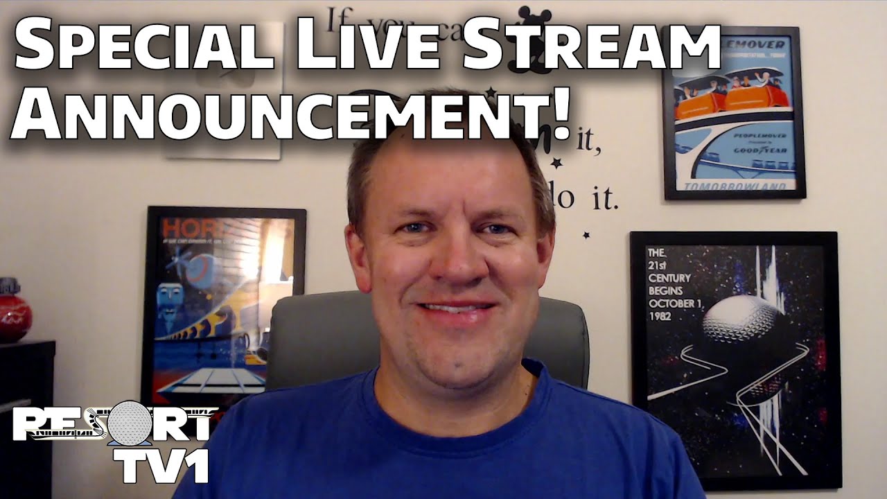 Special Friday Night Live Stream Announcement - 4-30-21 - Walt Disney World