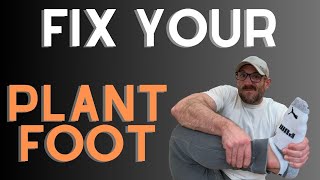 Where should YOU be planting your front foot in the disc golf backhand?