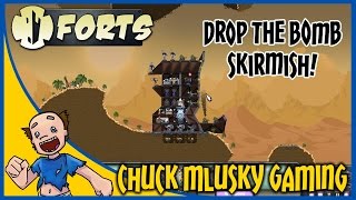 Forts Gameplay - Drop The Bomb Skirmish - Plasma And Cannon Rush!