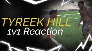 Reacting to DOING 1ON1’S AGAINST TYREEK HILL! (FASTEST PLAYER IN THE NFL) FT. SAMMY WATKINS