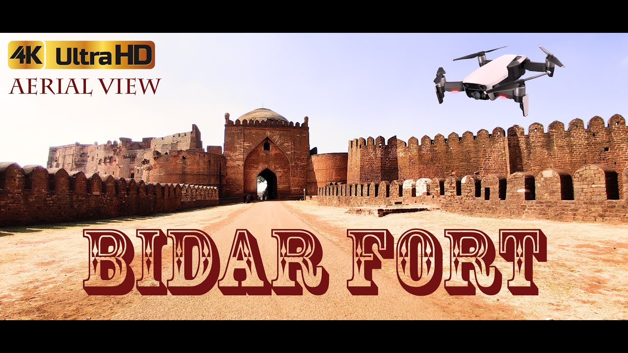Bidar Fort  Bidar Fort Aerial View  Bidar Fort Drone Video