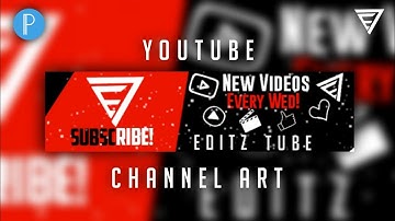 How To Make Professional Channel Art || Youtube Channel Art || Pixellab Tutorial in Hindi 2021 ||