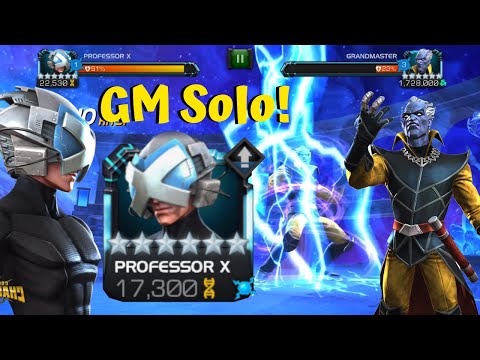 Professor X Grandmaster Solo! Immune To Reverse Controls! 6-Star R3! – Marvel Contest of Champions