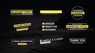 Modern Titles DaVinci Resolve Macros