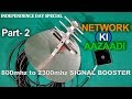 Homemade 800mhz to 2300mhz signal booster antenna part-2 || yagi structured high gain signal booster