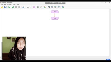 Flowchart sederhana "Mencari Luas Persegi Panjang" di flowgorithm ||Umi Hanik