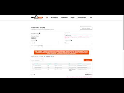 ShipNerd: How to schedule a courier pickup