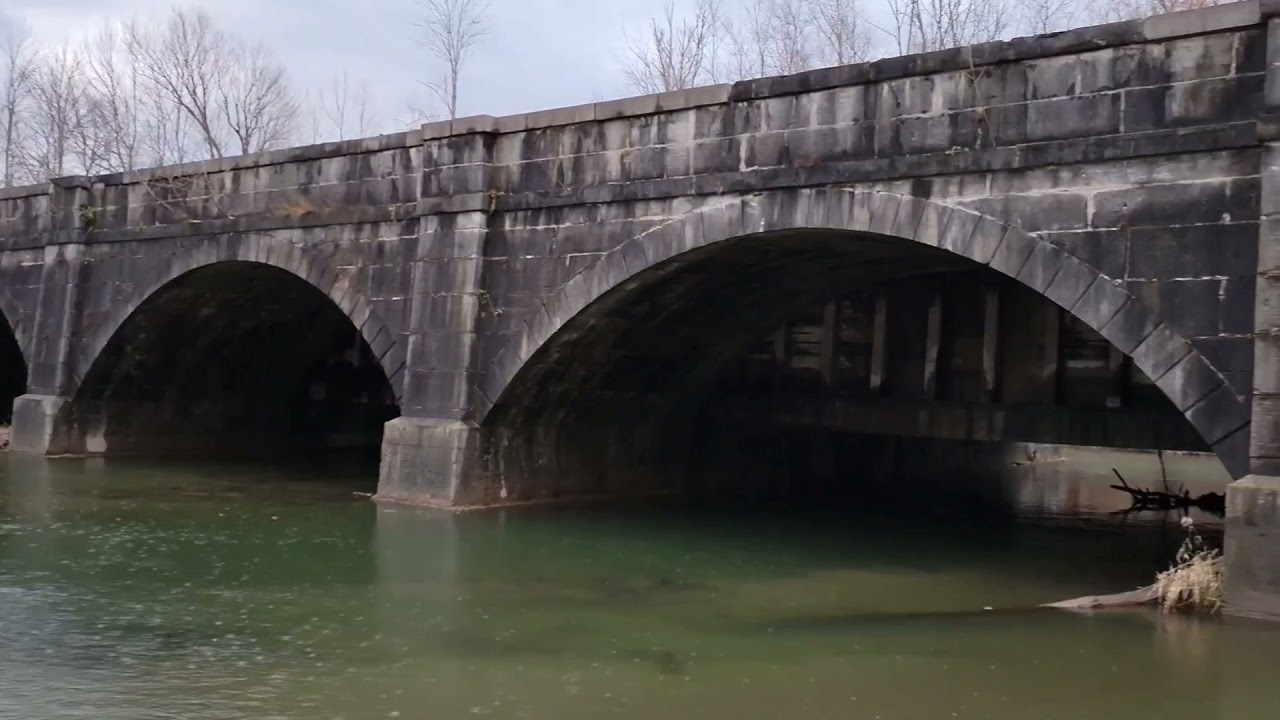 Enlarged Erie Canal Nine Mile Creek Aqueduct at Camillus 12/02/21