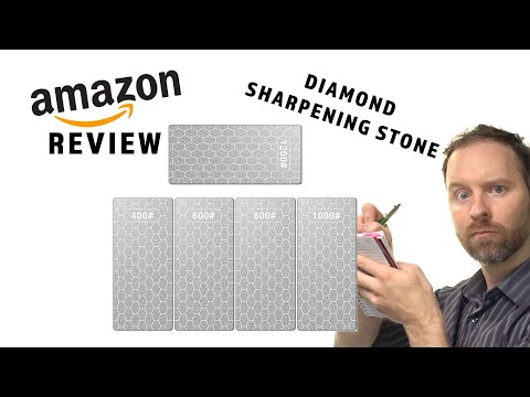 Review / unboxing of Diamond Sharpening Stone, 5 Pcs Knife Sharpening Stones