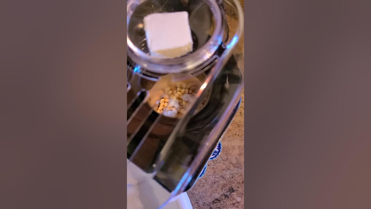 Testing out the Bella Hot Air Popcorn Maker. Mom won it in a