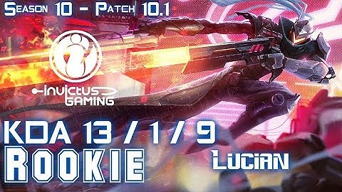 IG Rookie LUCIAN vs AKALI Mid - Patch 10.1 KR Ranked
