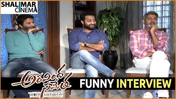 Aravinda Sametha Team Funny Interview || NTR, Trivikram, Jagapathi Babu || Shalimarcinema