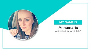Animated Resumé (CV) Motion Graphics | After Effects