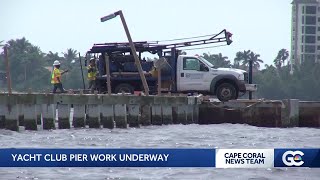 Residents eager for Cape Coral Yacht Club pier reconstruction following Hurricane Ian