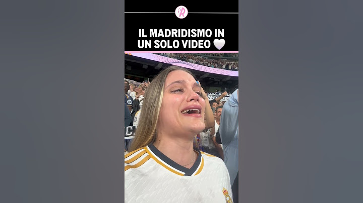 REAL MADRID BARCELLONA | Tutta l'emozione di questa TIFOSA mentre canta al BERNABEU | #shorts