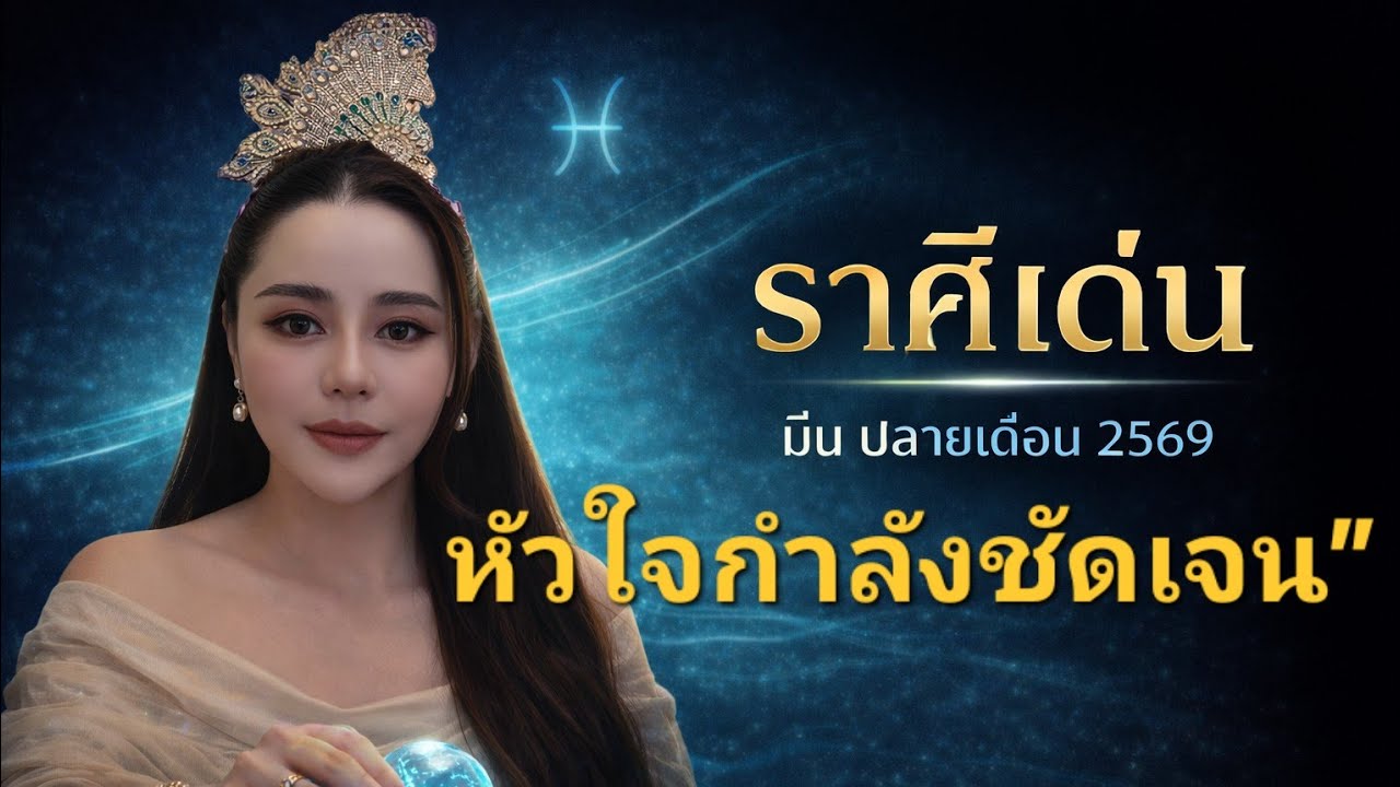 ราศีมีน ♓ ท้ายเดือน 2569 จุดเปลี่ยนหัวใจ งานเริ่มชัด เงินต้องจัดระบบ | มั่งคั่งมั่งมี