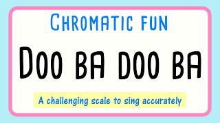 Jazzy Chromatic Vocal Exercise | Singers Love This