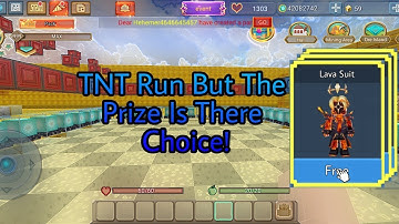 Tnt Run But The Prize Is...... In - Skyblock-Blockman Go