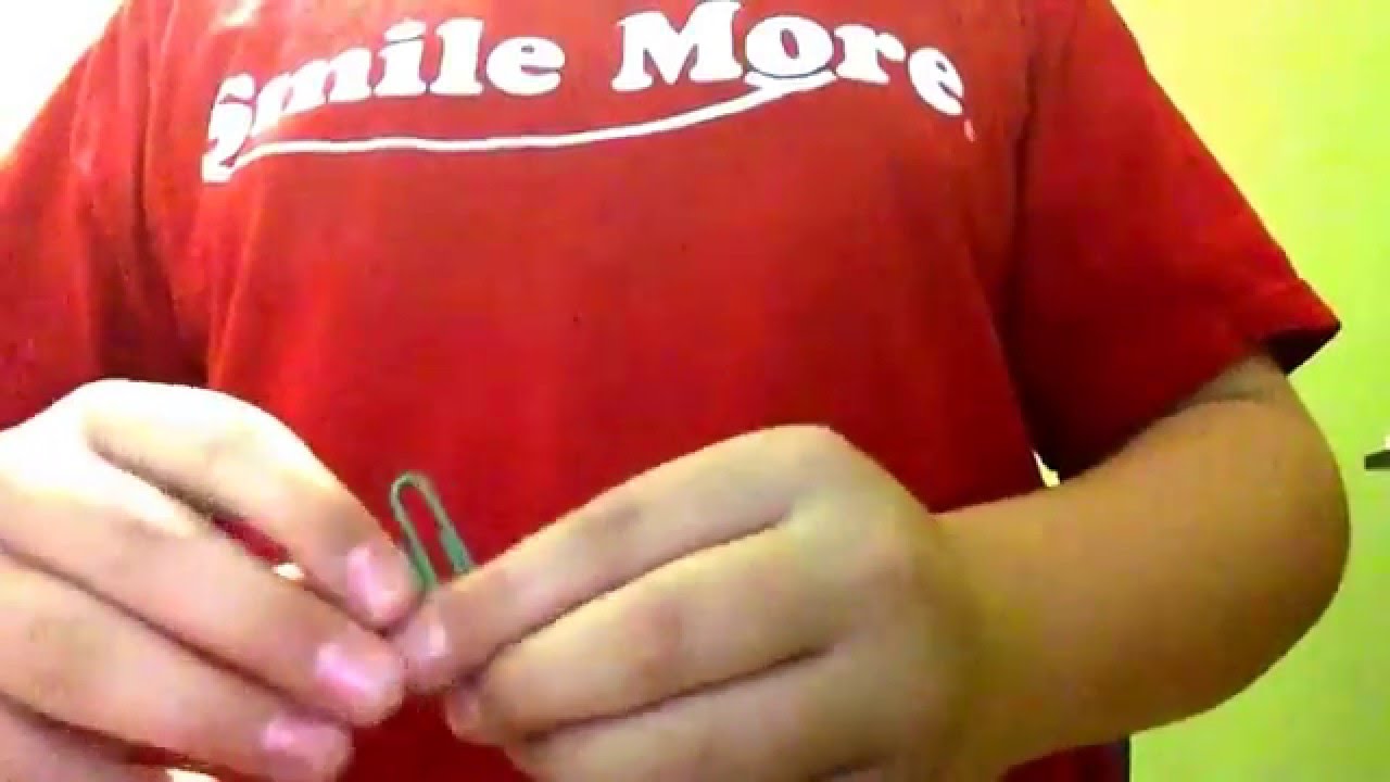 Linking paper clip magic YouTube