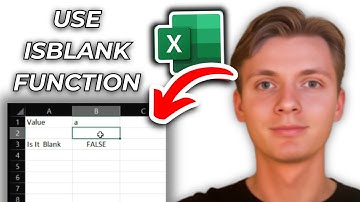 How To Use The ISBLANK Function In Excel